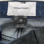 Current/Elliott The Stiletto Black Coated Jeans Photo 2