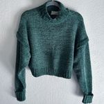 Urban Outfitters Daria Double Take Chenille Sweater in Green Small Photo 1