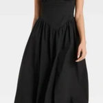 Future Collective NWT black corset bubble hem tank midi dress size M Size M Photo 0