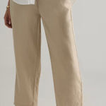 Quince  NWT 100% European Linen Pants in Driftwood Tan Size Small Photo 0