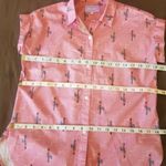 Bonobos Womens Riviera Button Up Shirt Blouse Rachel Levit Ruiz XS Pink Western Photo 6