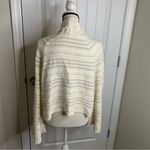 Anthropologie  moth bell sleeves‎ open front cotton sweater cardigan medium Photo 5