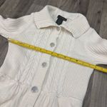 Calvin Klein Vintage y2k  white babydoll collared coquette cardigan Photo 2