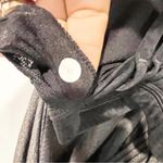 Lululemon  Size 6 Grey Black Wild Tank Open Back Built in Padded Bra Photo 4