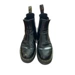 Dr. Martens 2976 Quad Black Patent Leather Chelsea Boots Platform Size 7 Photo 2
