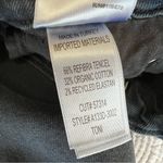 AGOLDE  Toni Mid Rise Straight Black Jeans Denim 27 Feral Wash Distressed Raw Hem Photo 4