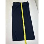 James Perse  NWOT Black Ribbed Jersey 95% Cotton Pencil Midi Skirt in Size 2/Med Photo 6