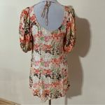 Free People FP Callie Floral Print Tunic Mini Dress in Vintage Combo XS Photo 8