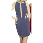 Jovani Mesh Cutout Cocktail Mini Dress Grey Size 2 NWT Photo 1