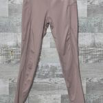 Gymshark Dry Mesh Leggings Beige Pink Athletic Ladies Small Photo 0