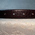 Banana Republic  Dark Brown Genuine Leather Belt Size Small Made in Italy Photo 6