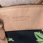 American Leather Shoulder Floral Bag Yellow Photo 1