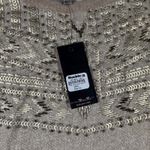 Miss Me  Sweater Womens S Beige Lace Sequins Embellished Crew Neck Long Sleeve Photo 4