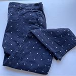 Tommy Hilfiger Pants Hampton Navy Blue Stars Print Stretch Slim Chino Medium 8 Photo 2
