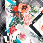 Tolani NWT  Collection Neicy Plaid Floral‎ Button Down Top 1X Photo 7