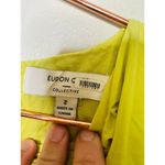 EDUN CHOI X RTR Neon Green 100% Cotton Scoop Neck Poplin Midi Dress Size 2 Photo 6