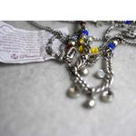 Premier Designs NWOT  JESS Colorful Beads Multi Strand Crystal Teardrop Necklace Photo 3