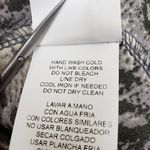 Bebe Womens M Printed Satin Bias Midi Dress in Gray/White NEW Photo 10