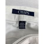 CHAPS  Women’s Denim White Capri Shorts Photo 2