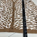 Dialogue , Animal Print,Women’s Cardigan,Tan&White Photo 2