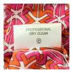 Tory Burch  Top Geometric Print Pink Orange Stephanie Sequin Sparkle Women Size 2 Photo 10