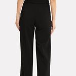 IRO women’s Crew wide leg V-neck black cropped jumpsuit size FR 36 US XS S Photo 2