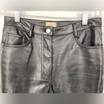 Wilfred Aritzia,‎  Faux Leather Pants, Black, 5 pocket, ankle, straight, Size 4 Photo 1