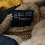 Malaky Unisex Zip up fur hoodie Vest in black size Medium Photo 6