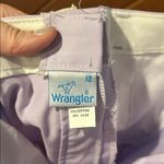 Wrangler Vintage 70s lavender high waisted trouser pants with belt Photo 4