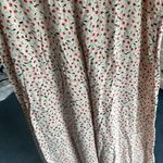 Free People size 12 cherry printed pants wide leg summer fun Photo 5