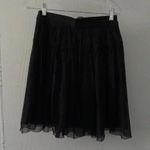 NWT CARVEN Jupe Crepon 999 noir Size US 10 Black Photo 1