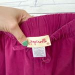 [Papinelle] Pink Tencel Elastic Waist Cuffed Amelie Boxer Short Pajamas Size XL Photo 11