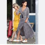 Ganni Nwot   rosebud wrap dress Photo 1