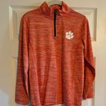 Russell Athletic Clemson Quarter Zip Pullover Orange Photo 0