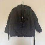 BLANK NYC Black Belted Puffer Jacket Photo 1