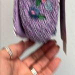 Made In India | Butterfly Beaded Clutch/Crossbody Purple Photo 3