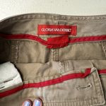 Gloria Vanderbilt VTG  Maxi Skirt Brown Khaki 100% Cotton Women's Size 12 Cargo Photo 4