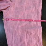 Harvé Benard Harve Benard 100% Linen Pink Pants Womens 14 Cropped Wide Leg Office Coastal Photo 10