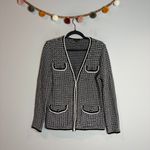 Talbots  Tipped Tweed Sweater Jacket Photo 1