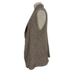 Old Navy  Women's M Vintage Knitted Beige Long Vest Cardigan Sweater Wool Blend Photo 1