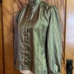 Vintage 80s dotted dressy blouse Size 10 Photo 7