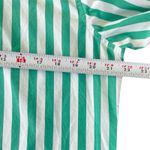 Gap Vtg Y2K Button Down Deep Placket Green White Shirt Size L Business Casual Photo 7