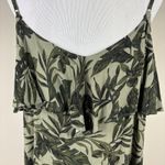 Old Navy Old‎ Navy Top Womens Large Green Cold Shoulder Tropical Vacation Beach Summer L Photo 7