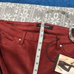Stitch Fix Liverpool Madonna Skinny Suede Legging Burgundy Deep Henna Size 10/30 Red Photo 9