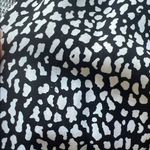 Diane Von Furstenberg  silk blend black/white print halter top blouse Size M Photo 12