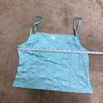 American Vintage Vintage turquoise blue lace coquette y2k tank Photo 1