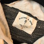 Electric & Rose Womens Sweater Hoodie Knitted Long Sleeve Drawstring Beige S Tan Photo 4