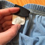 Vintage Blue Brand Women’s Size Medium Denim Tie Elastic High Waist Shorts 90s Photo 6