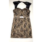 Guess  Claudia Black Lace Sleeveless Sheath Dress 6 Velvet Sexy‎ Party Lacy Photo 7