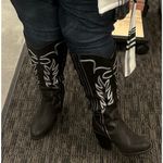 Torrid NWT Tall Shaft Heeled Western Boot Black Size 6 Wide Calf Country Photo 8